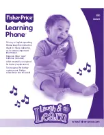 Preview for 1 page of Fisher-Price Learning Phone Manual