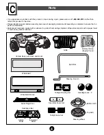 Предварительный просмотр 4 страницы Fisher-Price Lil' Jeep Sunjammer 74765 Owner'S Manual & Assembly Instructions