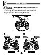 Предварительный просмотр 13 страницы Fisher-Price Lil Kawasaki 76921 Owner'S Manual With Assembly Instructions