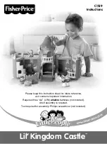 Preview for 1 page of Fisher-Price Lil' Kingdom Castle C1159 Instructions Manual