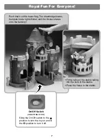 Preview for 7 page of Fisher-Price Lil' Kingdom Castle C1159 Instructions Manual