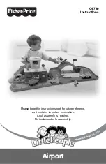 Fisher-Price Little People Airport C4780 Instructions Manual preview