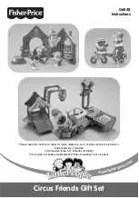 Предварительный просмотр 1 страницы Fisher-Price Little People Circus Friends Gift Set Instructions