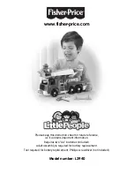 Fisher-Price LITTLE PEOPLE L3940 Instruction Sheet предпросмотр