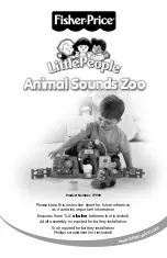 Fisher-Price LittlePeople Animal Sounds Zoo Quick Start Manual предпросмотр