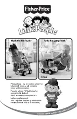 Предварительный просмотр 1 страницы Fisher-Price LittlePeople Flash the Fire Truck 77611 Manual