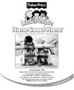 Preview for 1 page of Fisher-Price LittlePeople Home Sweet Home Instruction Sheet