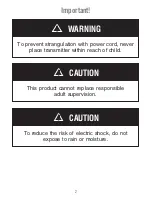 Preview for 2 page of Fisher-Price M7949 Instructions Manual