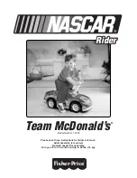 Предварительный просмотр 1 страницы Fisher-Price McDonald's NASCAR 72658 Quick Start Manual