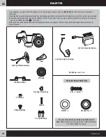 Preview for 4 page of Fisher-Price My First Craftsman Lawn Tractor K3034 Owner'S Manual & Assembly Instructions