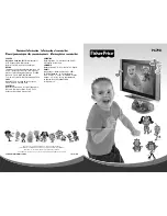 Fisher-Price MYTOONTV P6798 Instruction Sheet предпросмотр