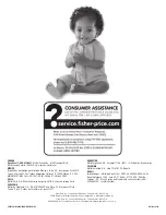 Preview for 16 page of Fisher-Price N8158 Manual