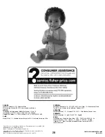 Предварительный просмотр 20 страницы Fisher-Price N9146 Manual