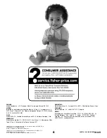 Preview for 6 page of Fisher-Price P0278 User Manual