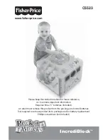 Fisher-Price Peek a Blocks IncrediBlock C5523 Instructions Manual preview