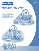 Fisher-Price Pop Open Play Gym K3458 Instructions Manual предпросмотр