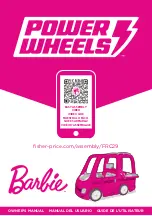 Fisher-Price POWER WHEELS Barbie FRC29 Owner'S Manual предпросмотр