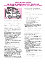 Предварительный просмотр 42 страницы Fisher-Price POWER WHEELS Barbie FRC29 Owner'S Manual