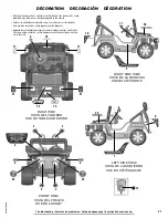 Предварительный просмотр 21 страницы Fisher-Price POWER WHEELS BJH57 Owner'S Manual