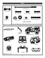 Предварительный просмотр 5 страницы Fisher-Price Power Wheels C2390 Owner'S Manual With Assembly Instructions