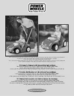 Предварительный просмотр 1 страницы Fisher-Price Power Wheels G2581 Owner'S Manual With Assembly Instructions