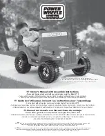 Fisher-Price POWER WHEELS J0715 Owner'S Manual With Assembly Instructions preview