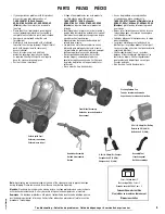 Предварительный просмотр 5 страницы Fisher-Price Power Wheels M7246 Owner'S Manual With Assembly Instructions