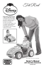 Предварительный просмотр 1 страницы Fisher-Price Power Wheels Tot Rod T5427 Owner'S Manual With Assembly Instructions