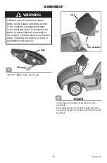 Предварительный просмотр 7 страницы Fisher-Price Power Wheels Tot Rod T5427 Owner'S Manual With Assembly Instructions