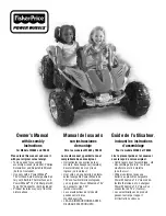 Fisher-Price POWER WHEELS W2602 Owner'S Manual preview