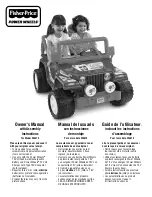 Fisher-Price Power Wheels W4473 Owner'S Manual preview