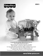 Fisher-Price R7872 Instruction Sheet предпросмотр