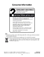 Preview for 4 page of Fisher-Price R7879 Instruction Sheet