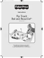 Fisher-Price RAIL AND ROAD SET 72334 Instructions Manual preview