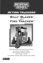 Fisher-Price RESCUE HEROES ACTION TRACKERS BILLY BLAZES WITH FIRE TRACKER Instructions Manual preview