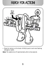 Preview for 5 page of Fisher-Price Rescue Heroes NIGHT PATROL Willy Stop Manual