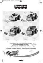 Fisher-Price Rockin' Roadsters Sports Car Instruction Sheet preview