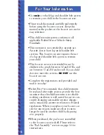 Preview for 6 page of Fisher-Price SAFE EMBRACE 79750 Owner'S Manual