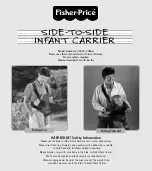 Fisher-Price SIDE-TO-SIDE INFANT CARRIER 79472 Manual preview