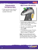 Preview for 3 page of Fisher-Price SMART CYCLE EXTREME P8897 User Manual