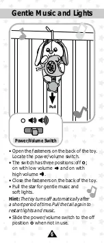 Preview for 6 page of Fisher-Price Soothing Surroundings Moon Glow Bunny Instruction Sheet