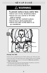 Preview for 12 page of Fisher-Price Sounds 'n Lights Deluxe Soothing Bouncer Manual