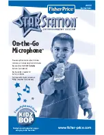 Preview for 1 page of Fisher-Price StarStation On-the-Go Micriphone J0222 Instructions Manual