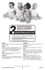 Предварительный просмотр 2 страницы Fisher-Price T4255 Manual