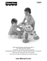 Fisher-Price T4337 Instruction Sheet preview