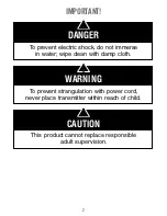 Preview for 2 page of Fisher-Price T4842 User Manual