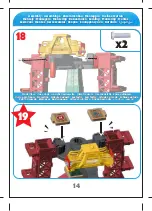 Предварительный просмотр 14 страницы Fisher-Price Thomas & friends GXH09 Instructions Manual