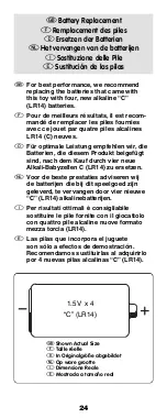 Preview for 24 page of Fisher-Price Tuff Stuff B0334 Instruction Sheet