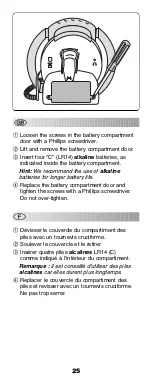 Предварительный просмотр 25 страницы Fisher-Price Tuff Stuff B0334 Instruction Sheet