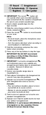 Preview for 51 page of Fisher-Price Tuff Stuff B0334 Instruction Sheet